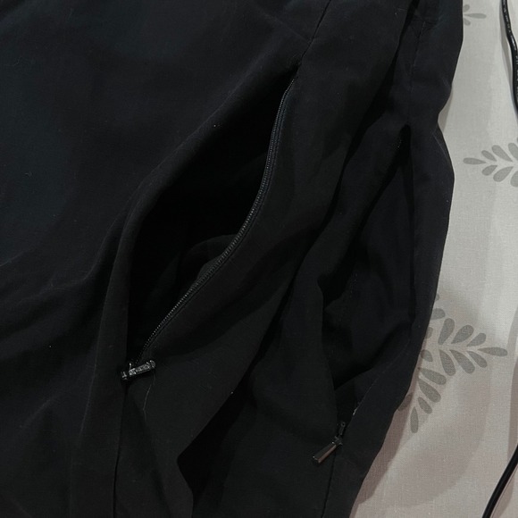 5.11 Tactical Straight Leg Flat Front Pants Men 40 Black Hidden Side Zip Pockets - Picture 7 of 7